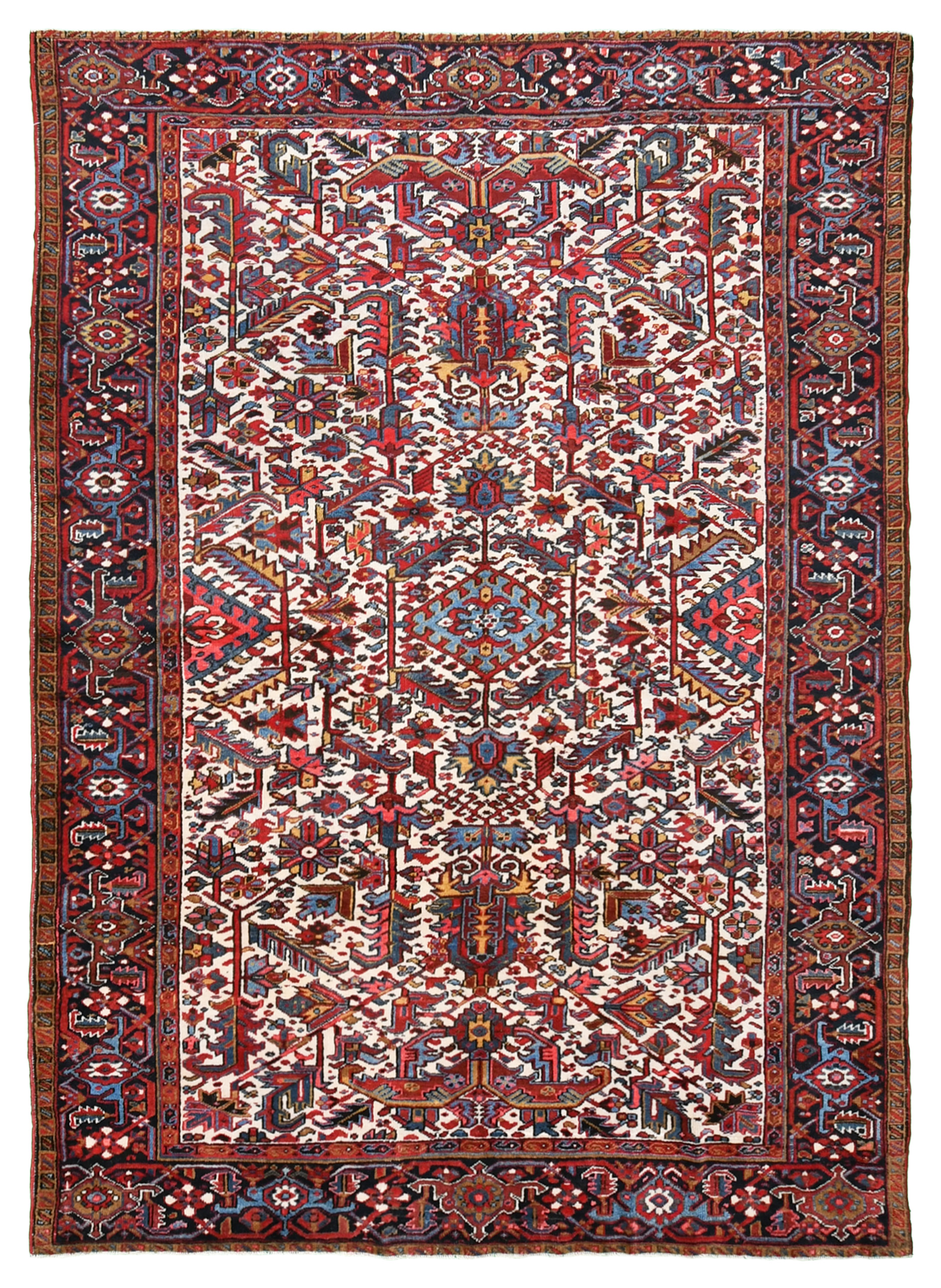 20415 Persian Heriz 11’5 x 8’5 Overhead