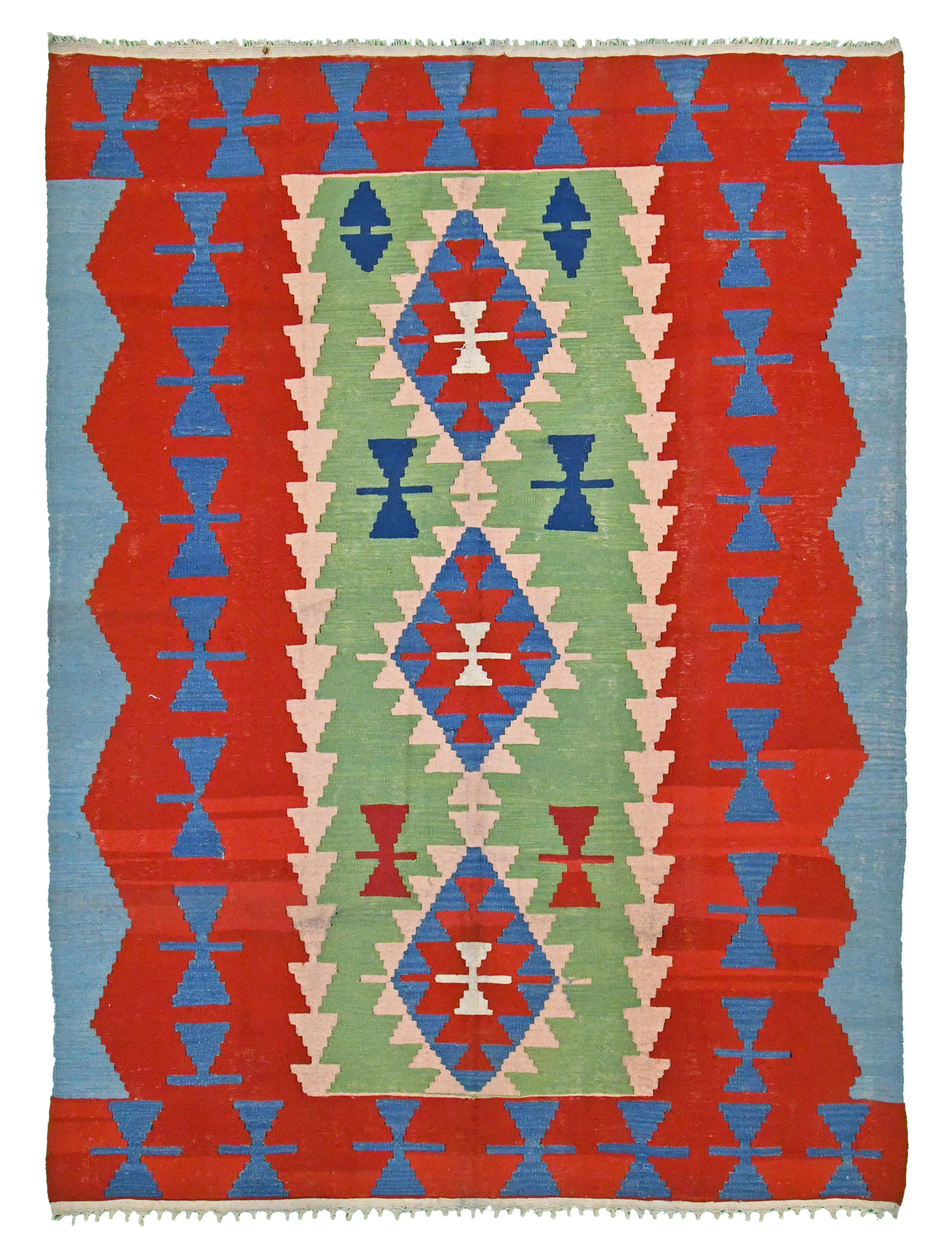 K4349 Turkish Anatolian Kilim 8’6 x 6′