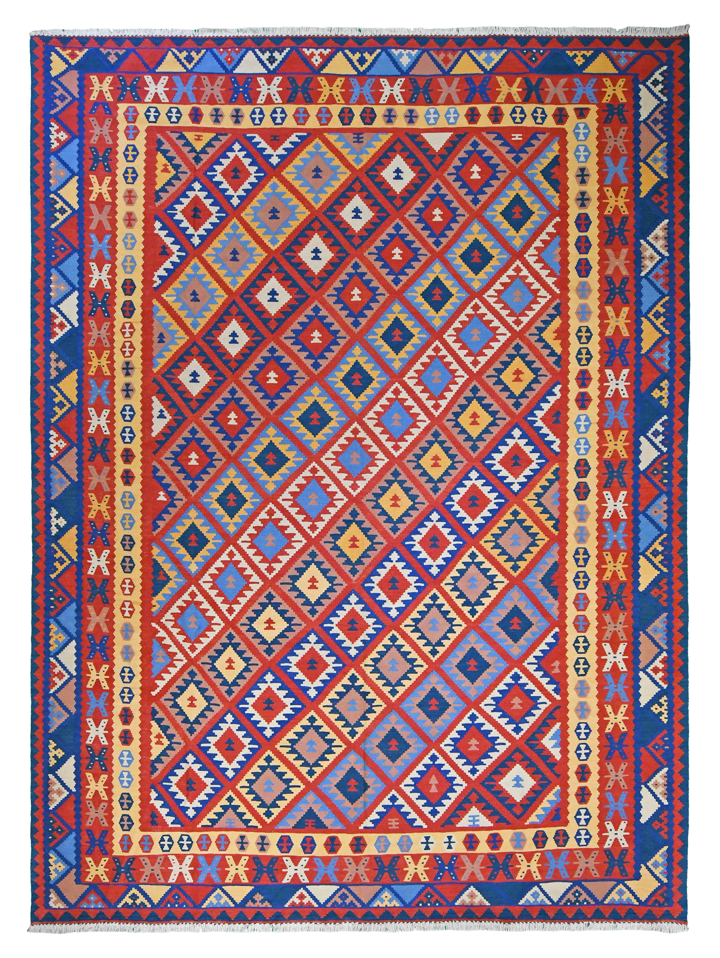 K4371 Turkish Kilim 13’4 x 10’3