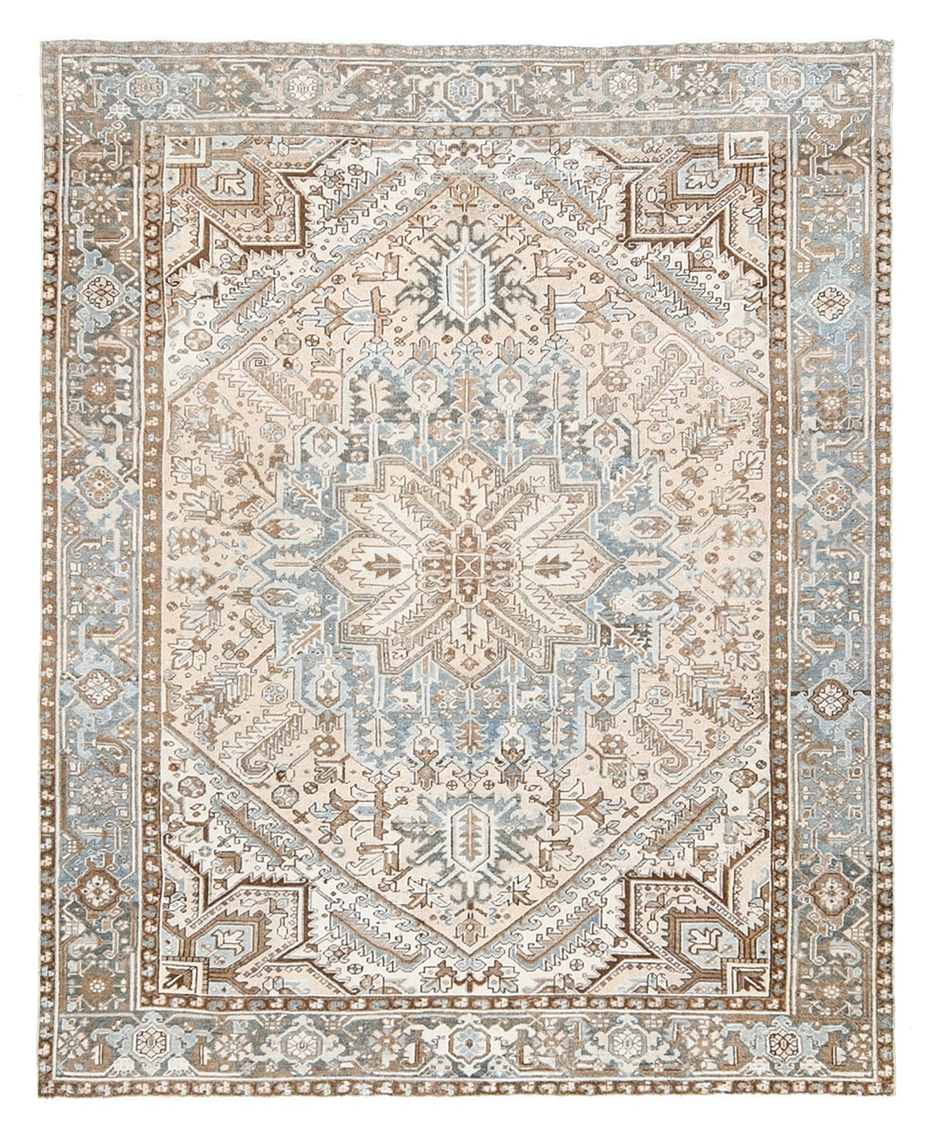 20337 Persian Heriz 9.5 x 7.7 copy